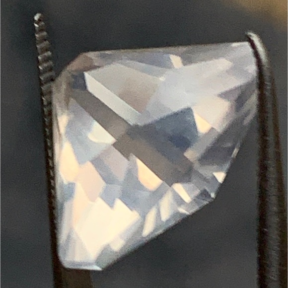 8.82 Carats Feldspar Moonstone Fancy Rare Peach Pink Gemstone Precision Cut - Picture 17 of 17